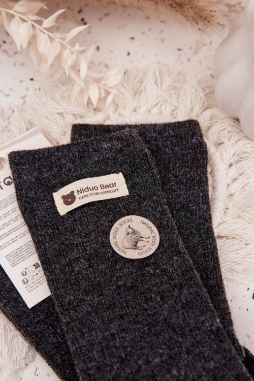 teplý INełniane Ponožky DámskeZapnutészyInką sivá