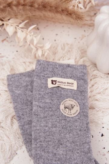 teplý INełniane Ponožky DámskeZapnutészyInką sivá