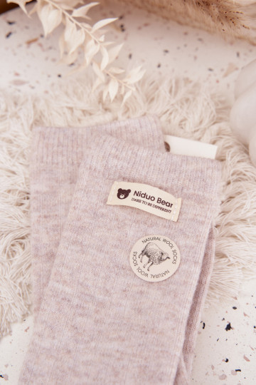 teplý INełniane Ponožky DámskeZapnutészyInką béžová