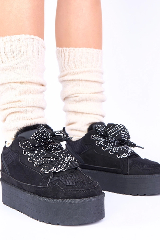 Čierne voľnočasové topánky na...