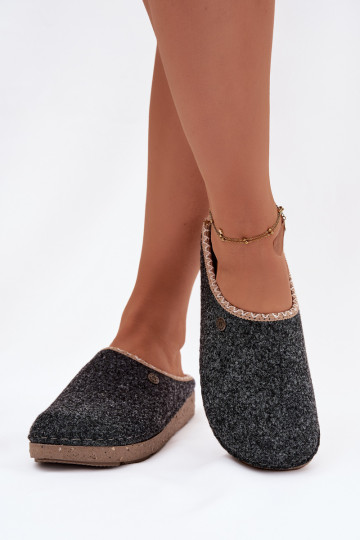 topánky domáce Papuče Dámske Inblu ED000031 sivá