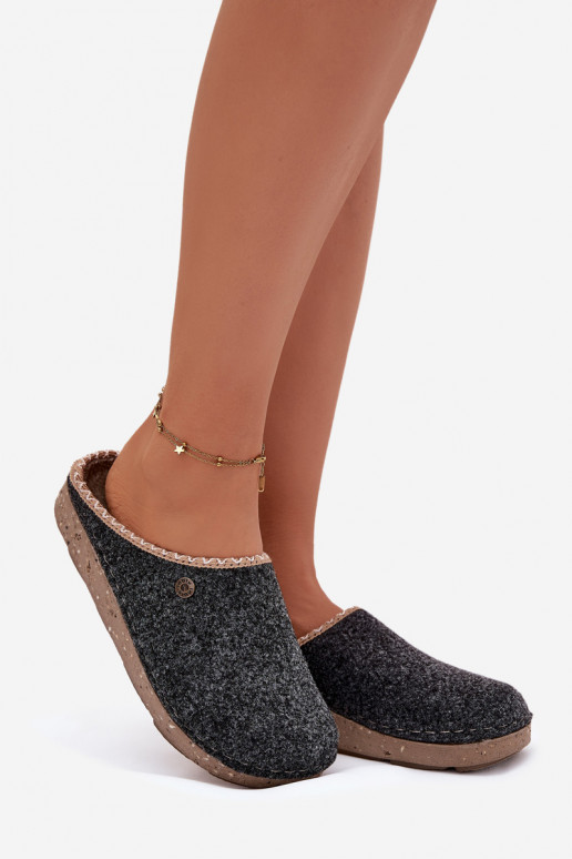 topánky domáce Papuče Dámske Inblu ED000031 sivá