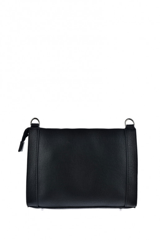 Kožená kabelka s nitmi Big Star KK574136 čierna