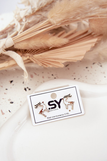 S štýlovými detailmi Reindeers vyrobené z chirurgickej ocele 2