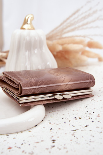 lakované Dámska peňaženkaDrobinkami slonovina Cermina 2