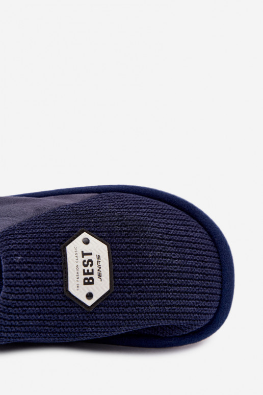 Papuče pánskeZapnutészyInką tmavomodrá Presine