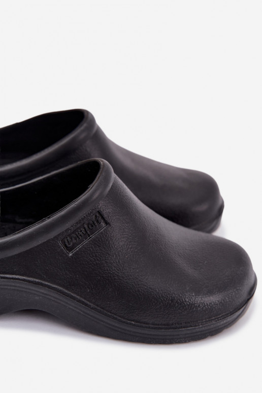 Ľahké papuče Papuče Dreváky pánske čierna Sorvian