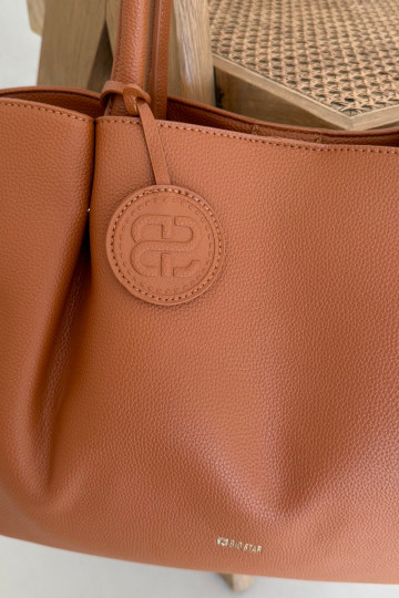 Veľká dámska taška Big Star SS574006 hnedej farby 2