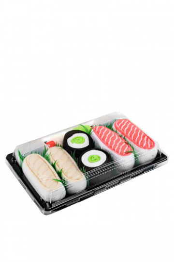 Dúhové ponožky Sushi 3 páry Butterfish Tai turiki Uhorková losos