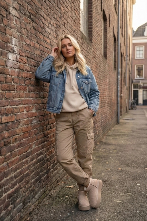 Snehule DámskeZapnutéturalnego zo semišuu béžová Máirene