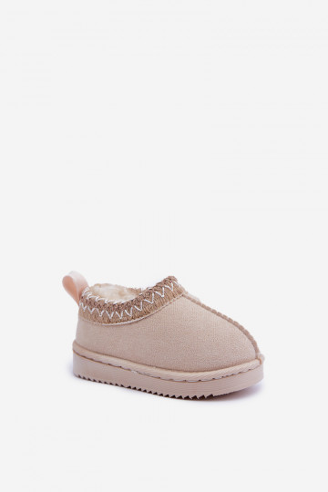 Snehule Čižmy deti s platformou zahriať sa s kožušinou vo vnútri slonovina Vilabria 2