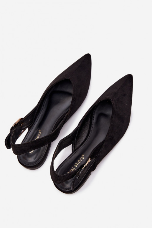 Balerínky Dámske s prackami čierna Tanelia