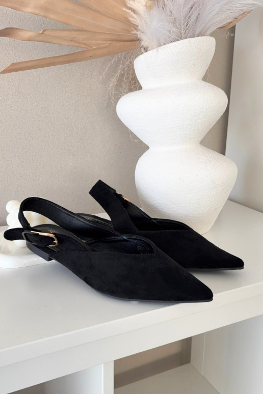 Balerínky Dámske s prackami čierna Tanelia