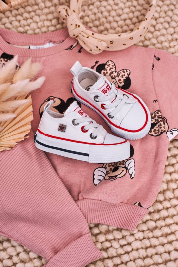 deti Klasický model ploché tenisky BIG STAR HH374193 biela farba