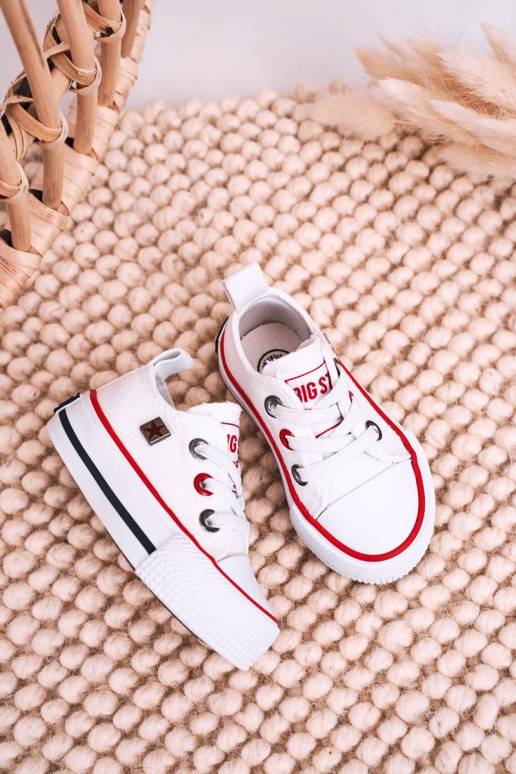 deti Klasický model ploché tenisky BIG STAR HH374193 biela farba