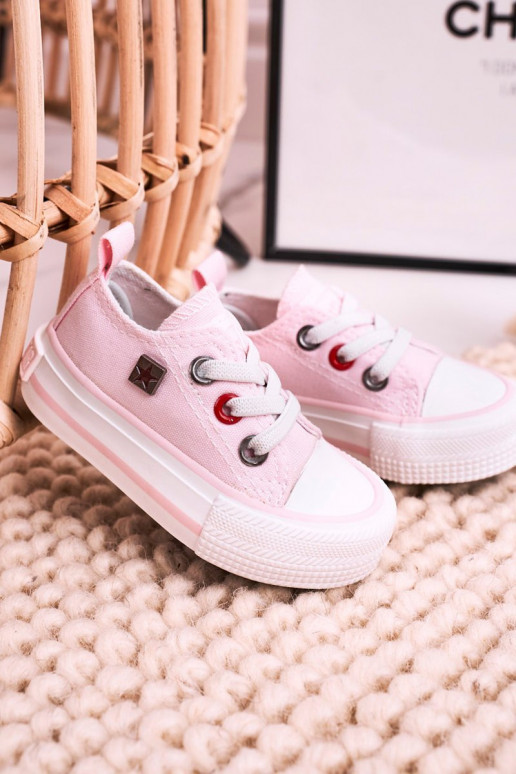 deti Klasický model ploché tenisky BIG STAR HH374197 Ružová