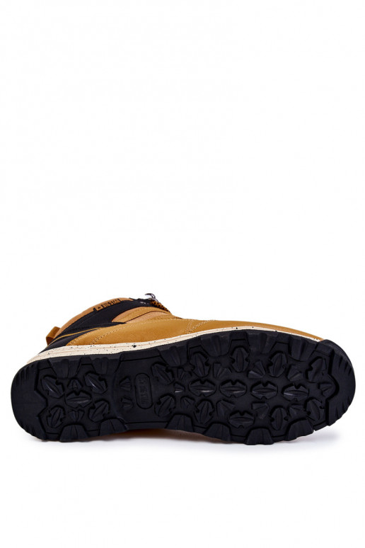 Dámske Vysoká turistické topánky Big Star KK274609 Hnedá farba