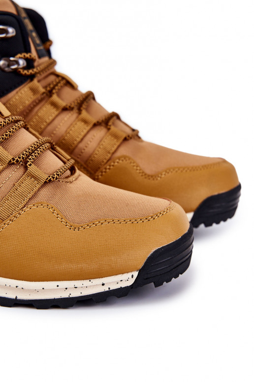 Dámske Vysoká turistické topánky Big Star KK274609 Hnedá farba