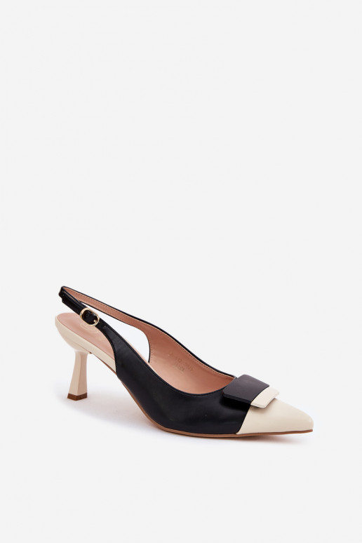 Elegantný štýl štekle s ozdobami Eko Kožené čierna Ottoles