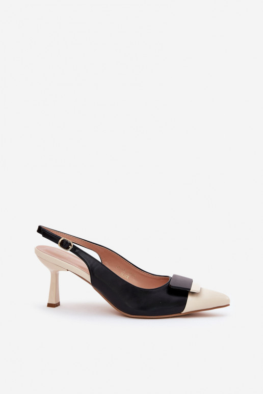 Elegantný štýl štekle s ozdobami Eko Kožené čierna Ottoles