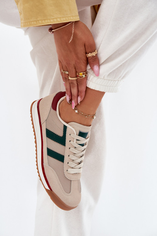 Nízka Tenisky model obuvi Dámske béžová Rulaana