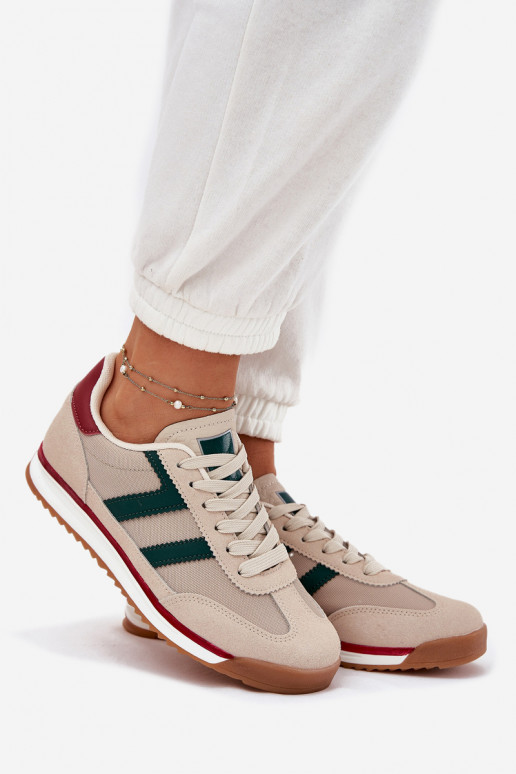 Nízka Tenisky model obuvi Dámske béžová Rulaana