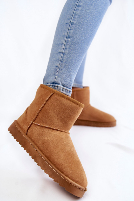 Dámske zahriať sa Čižmy Snehule Hnedá farba Virgina