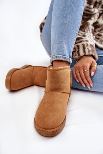 Dámske zahriať sa Čižmy Snehule Hnedá farba Virgina 2