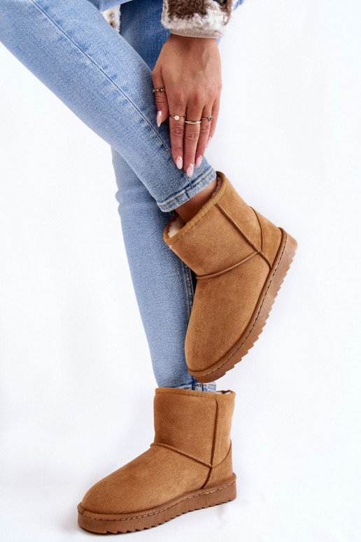 Dámske zahriať sa Čižmy Snehule Hnedá farba Virgina