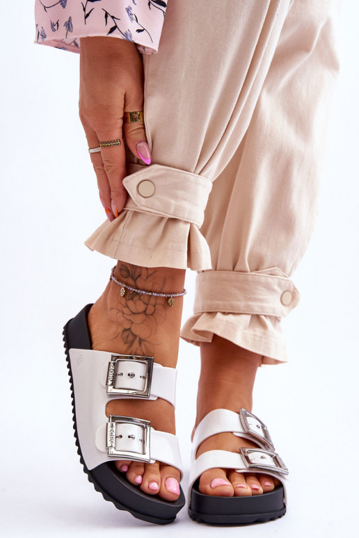 Dámske Papuče Hladký ZAXY HH285159 biela farba