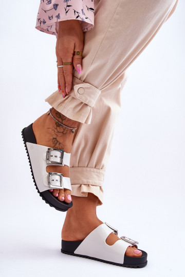 Dámske Papuče Hladký ZAXY HH285159 biela farba 2