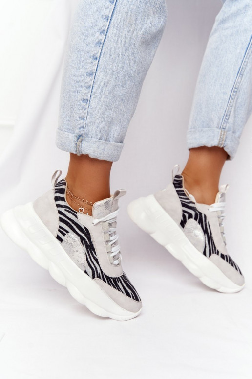 Dámske Športový štýl topánky s platformou Lu Boo sivá