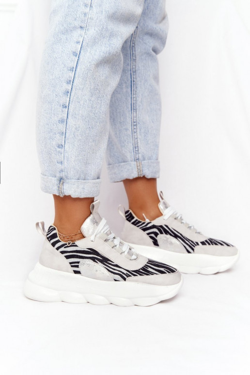 Dámske Športový štýl topánky s platformou Lu Boo sivá