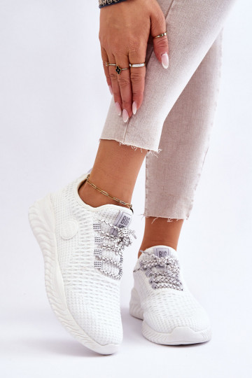 Dámske Športový štýl topánky Memory Foam Big Star HH274296 biela farba