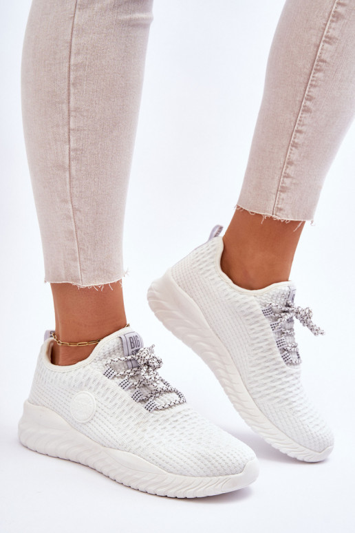 Dámske Športový štýl topánky Memory Foam Big Star HH274296 biela farba