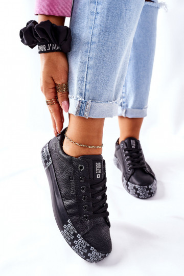 Dámske Topánky s platformou BIG STAR II274183 čierna 2