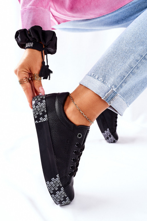 Dámske Topánky s platformou BIG STAR II274183 čierna