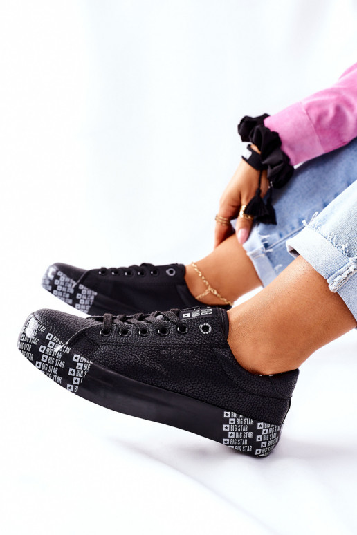 Dámske Topánky s platformou BIG STAR II274183 čierna