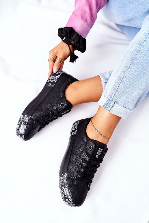 Dámske Topánky s platformou BIG STAR II274183 čierna