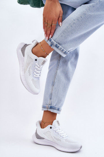 Dámske Jednoduché tenisky Memory Foam System Big Star LL274297 biela farba