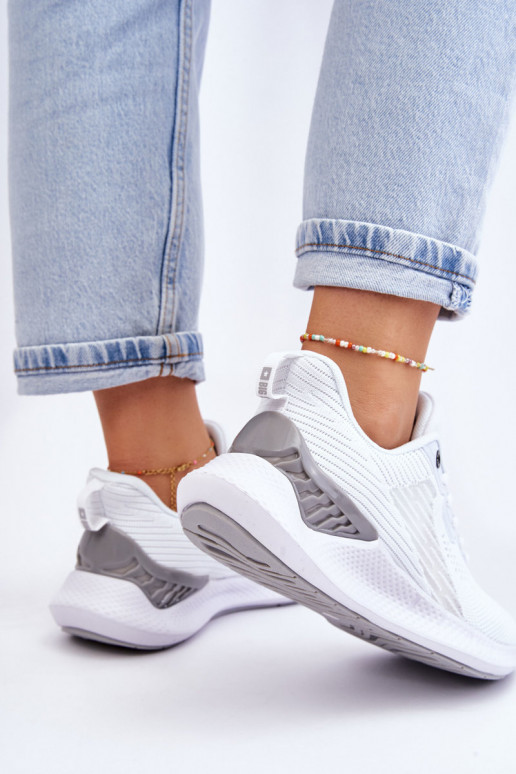 Dámske Jednoduché tenisky Memory Foam System Big Star LL274297 biela farba