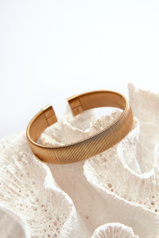 Elastyczna Náramok Dámske z nerezovej ocele zlatej farby