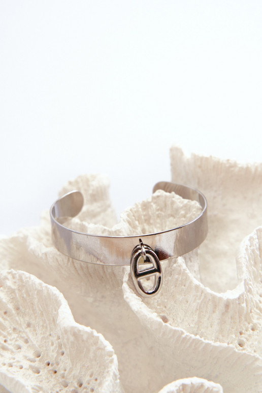 Náramok s ozdobami Stal NierdzeInna strieborná farba