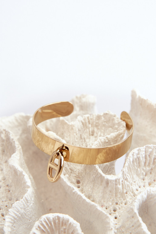 Náramok s ozdobami Stal NierdzeInna zlatej farby