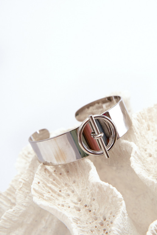 Náramok Dámske s ozdobami Stal NierdzeInna strieborná farba