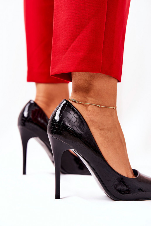 štekle hadie vzory čierna Tissoria