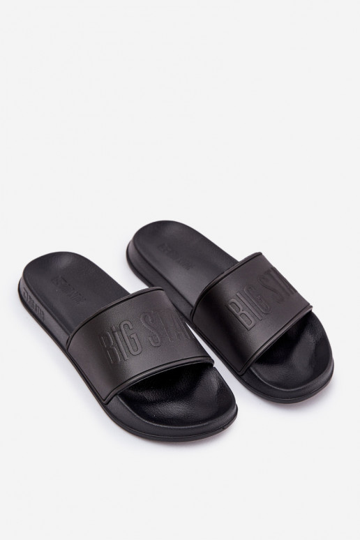 Ľahké penové šľapky pánske Big Star MM174322 čierna