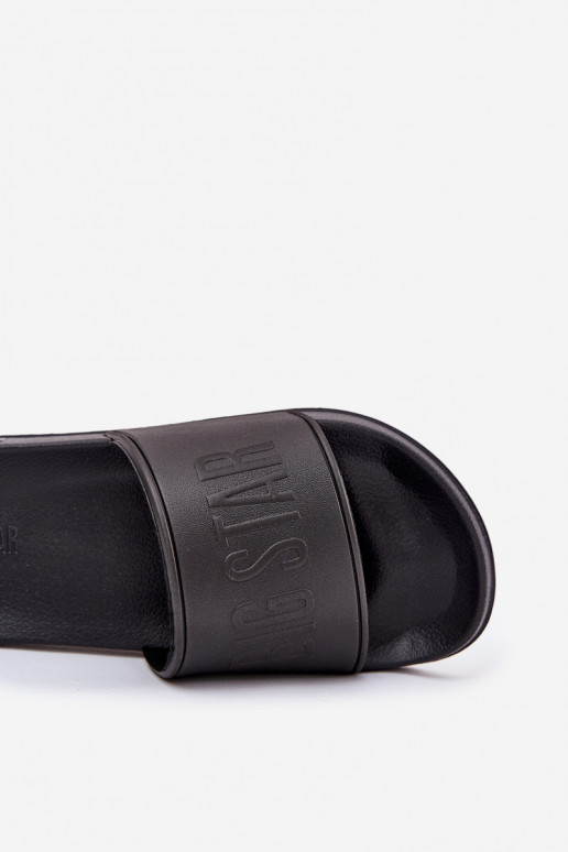 Ľahké penové šľapky pánske Big Star MM174322 čierna