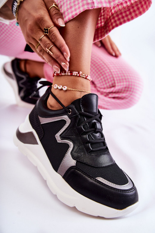 Dámske Módne Tenisky model obuvi čierna Allie