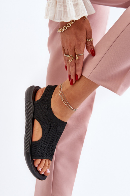 Športový štýl Dámske sandále čierna Cesys